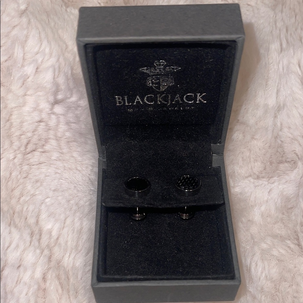 Blackjack Black Cufflinks